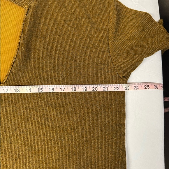 Urban Outfitters Mustard V-Neck Sweater - Picture 7 of 8